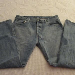 Mens Levi Strauss 501 Button Blue Jeans Size 36 30